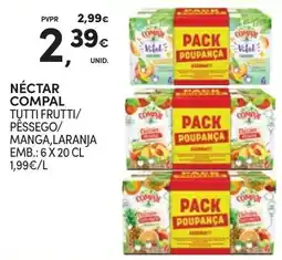 Continente Bom dia Néctar compal promoção