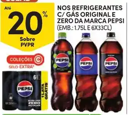 Continente Bom dia pepsi refrigerantes c/ gás original e zero promoção