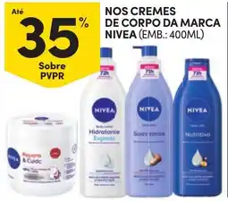 Continente Bom dia Nivea cremes de corpo promoção