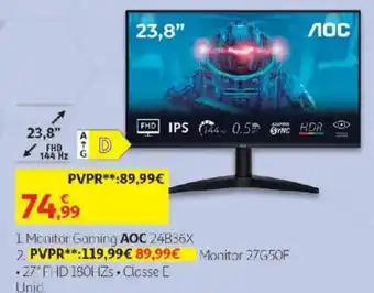 Monitor Gaming AOC 24B36X