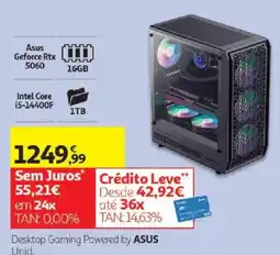 Auchan Desktop Gaming Powered by ASUS Unid. promoção