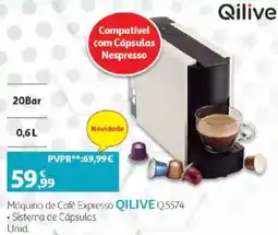 Auchan Máquina de Café Expresso Qilive Q.5574 promoção