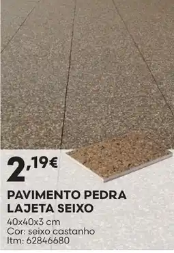 Bricomarché Pavimento pedra lajeta seixo promoção