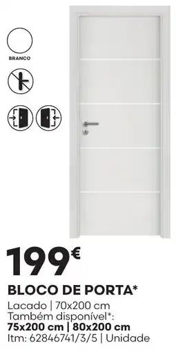 Bricomarché bloco de porta promoção