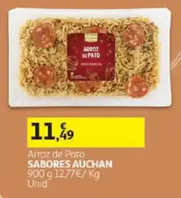 Auchan Arroz de Pato Sabores Auchan promoção