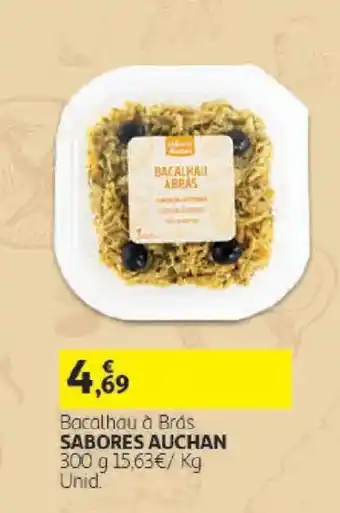 Auchan Bacalhau à Brás sabores auchan promoção