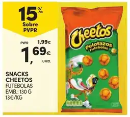 Continente Bom dia Cheetos futebolas promoção