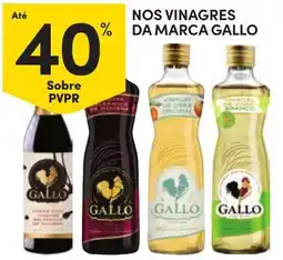 Continente Bom dia Nossos vinagres da marca gallo promoção