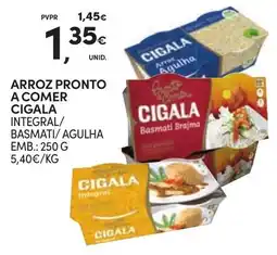 Continente Bom dia Arroz pronto a comer cigala integral/basmati/agulha promoção