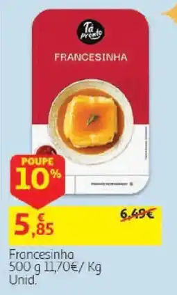 Auchan Francesinha ta prenito promoção
