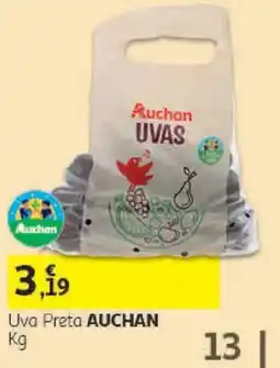 Auchan Uva Preta AUCHAN promoção