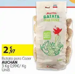 Auchan Batata para Cozer Auchan promoção