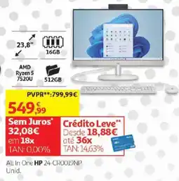 Auchan All In One HP 24-CR0019NP promoção