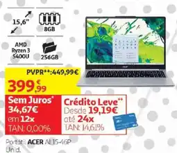 Auchan Portátil acer al15-46p promoção