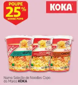 Auchan Noodles Copo da Marca Koka promoção