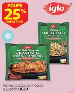 Auchan iglo ravioli ricotta & espinafres promoção