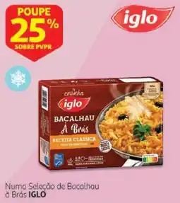 Auchan Bacalhau à Bras Iglo promoção
