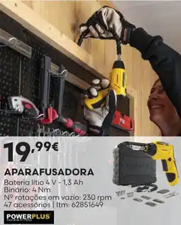 Bricomarché aparafusadora powerplus promoção