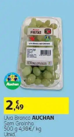 Auchan Uva Branca Auchan promoção