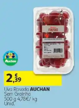 Auchan Uva Rosada Auchan promoção