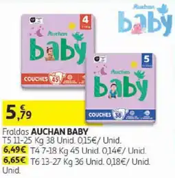 Auchan Fraldas auchan baby promoção