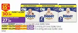 Auchan Fraldas dodot sensitive promoção