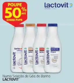 Auchan Numa Seleção de Géis de Banho LACTOVIT promoção