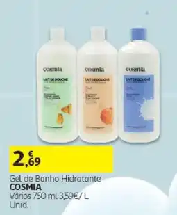 Auchan Gel de Banho Hidratante Cosmia promoção