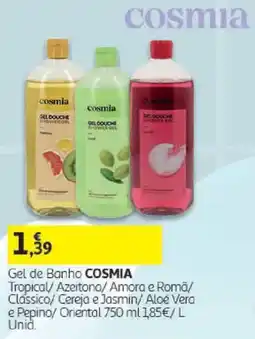 Auchan Gel de Banho COSMIA promoção