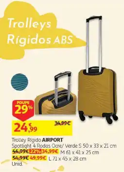 Auchan Trolley Rígido AIRPORT promoção