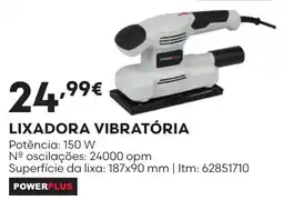 Bricomarché Lixadora vibratória powerplus promoção