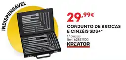 Bricomarché Conjunto de brocas e cinzéis sd s+ kreator promoção
