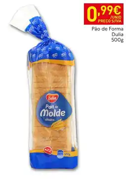 Recheio Pão de Forma Dulia promoção