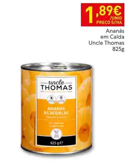 Recheio Ananás às rodelas uncle thomas promoção
