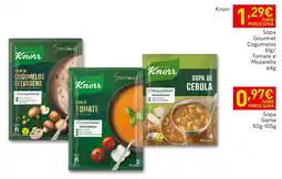 Recheio Knorr sopa gourmet cogumelos promoção