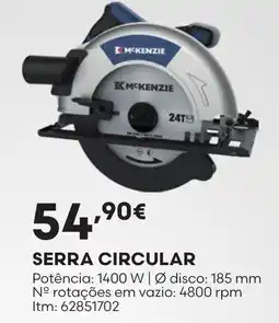 Bricomarché serra circular mckenzie promoção