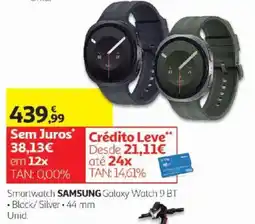 Auchan Smartwatch samsung galaxy watch 9 bt promoção