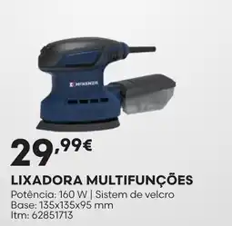 Bricomarché Lixadora multifunções mckenzie promoção
