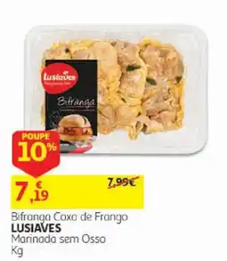 Auchan Bifrança coxa de frango lusiaves promoção