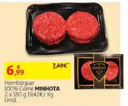 Auchan Hambúrguer 100% Carne Minhota promoção