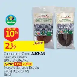 Auchan Chouriço de Carne Auchan promoção