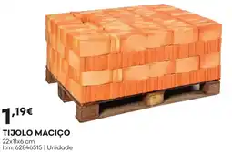 Bricomarché Tijolo maciço promoção