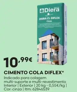 Bricomarché Cimento cola diflex promoção