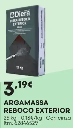 Bricomarché Diera argamassa reboco exterior promoção
