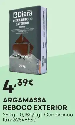 Bricomarché Diera argamassa reboco exterior promoção