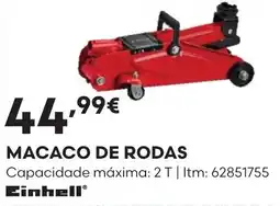 Bricomarché macaco de rodas einhell promoção
