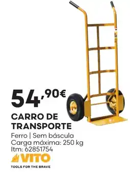 Bricomarché Carro de transporte vito promoção