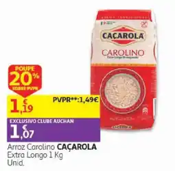Auchan arroz carolino caçarola promoção