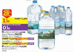 Auchan Água Mineral Fastio Family promoção