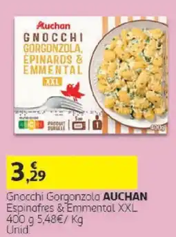 Auchan Gnocchi Gorgonzola Auchan promoção